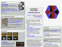 Tablet Screenshot of gregegan.net